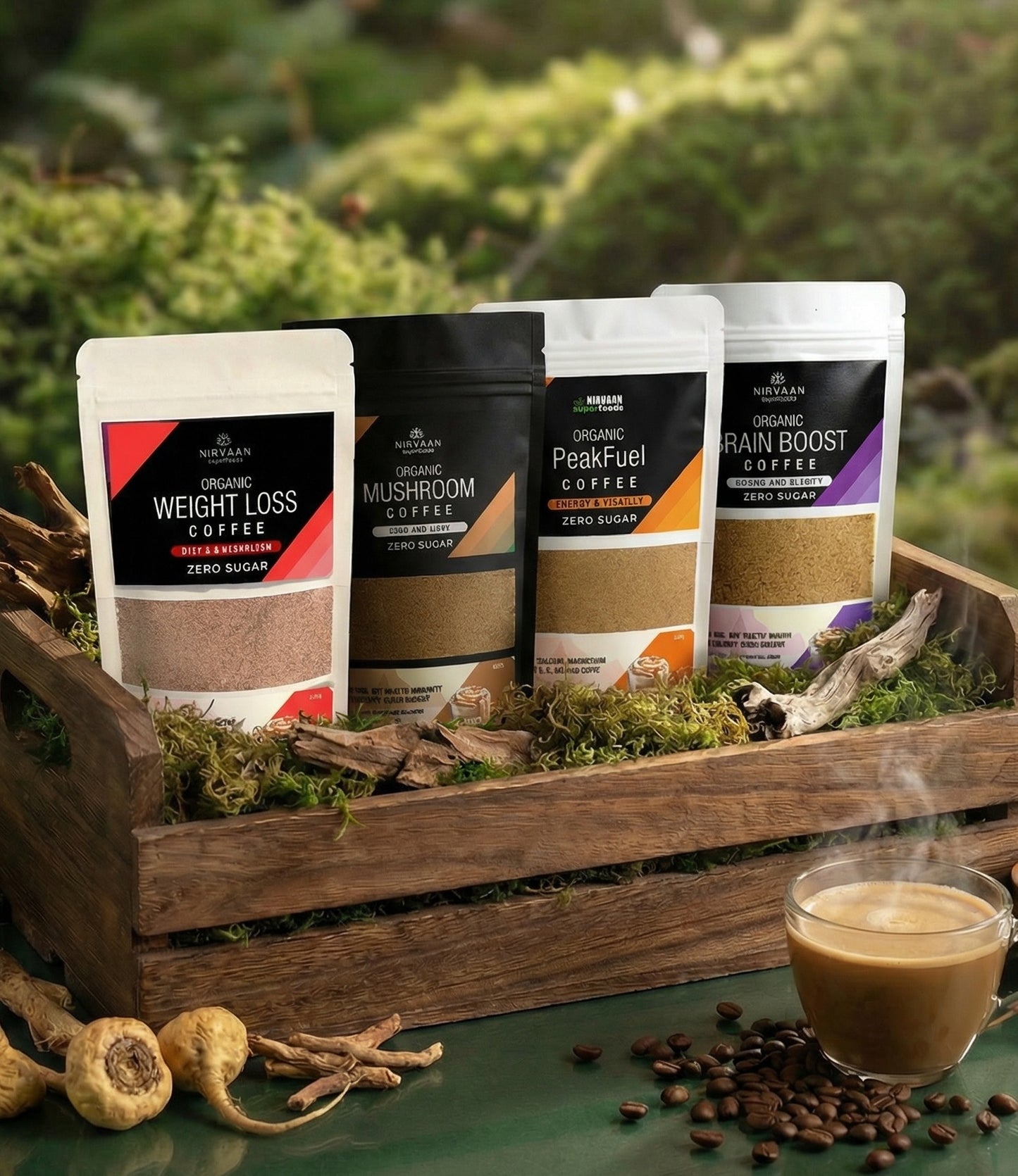 Professional Bio Hacker Pack-Brain Boost, Weight Loss, Mushroom and PeakFuel.