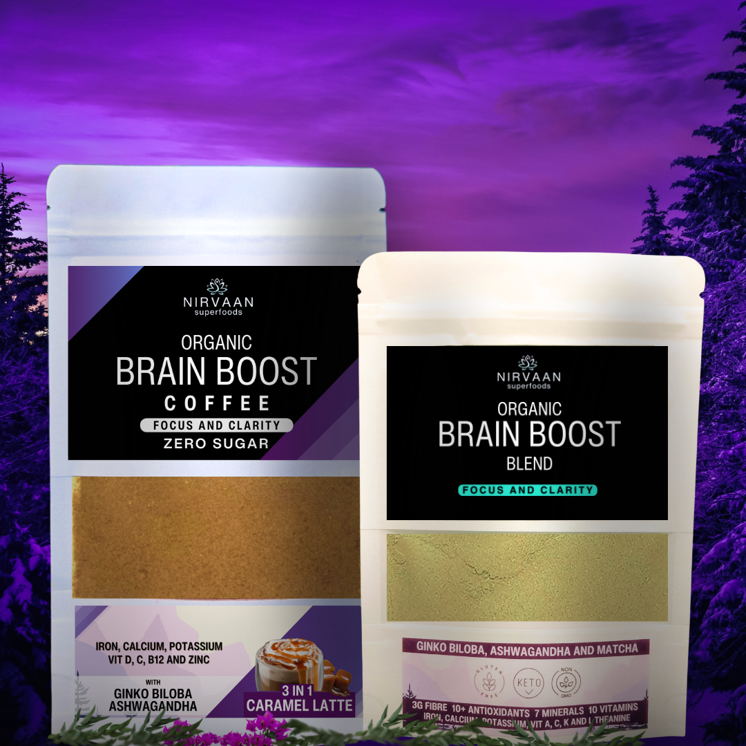 Super Brain Pack- Zero Sugar Coffee and Herbal Brain Boost blend