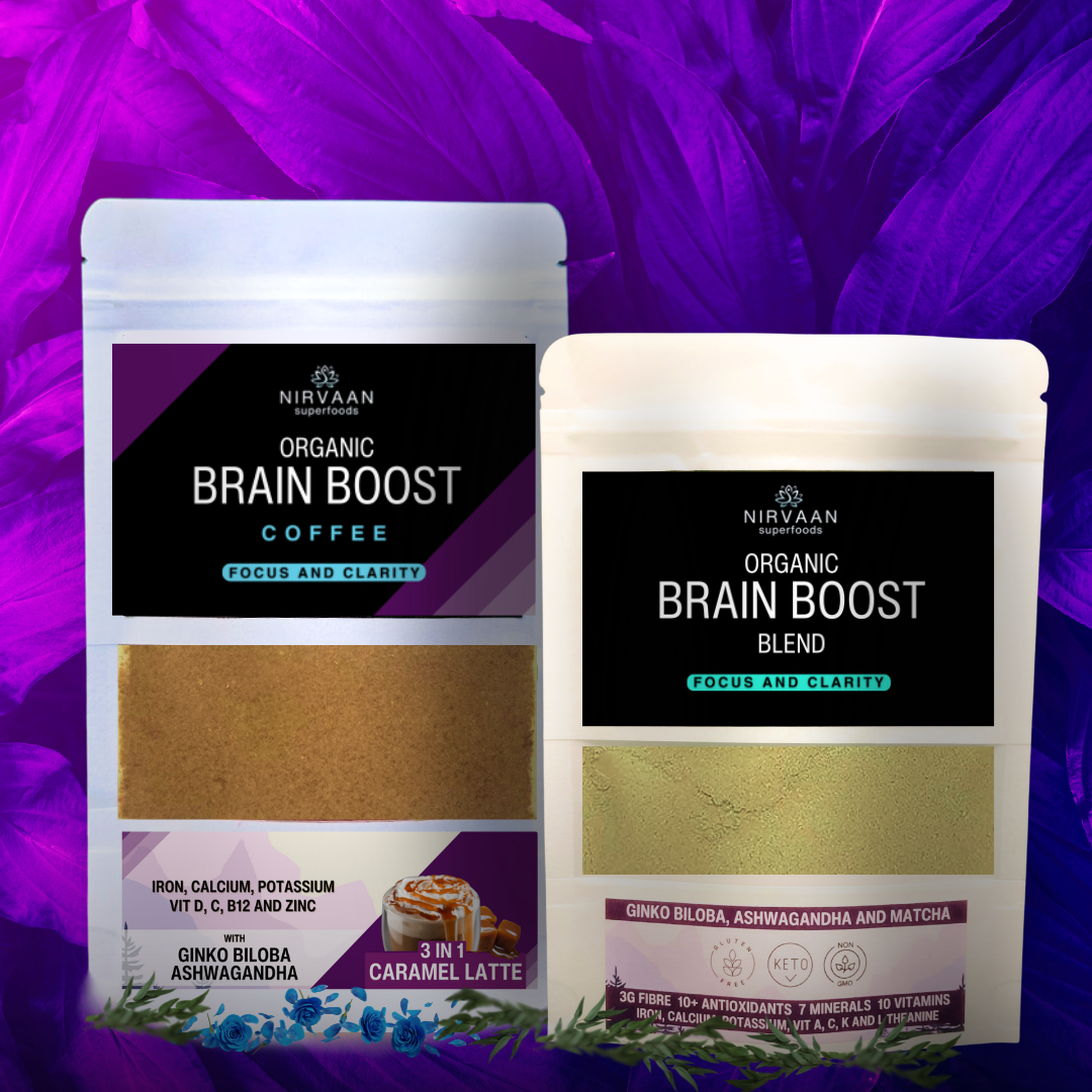 Super Brain Pack - Brain Boost Coffee and Herbal Brain Boost blend