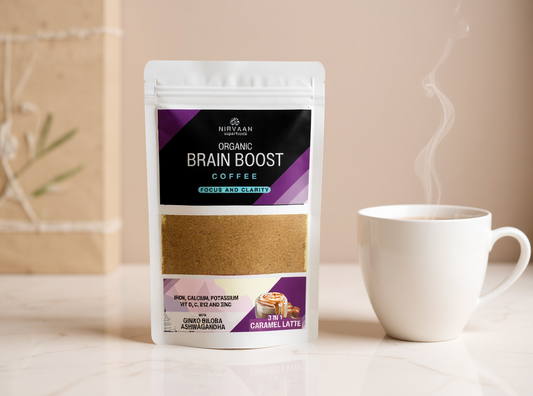 Organic Brain Boost Coffee - 3in1 Caramel Latte